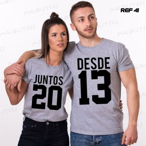 Polo Personalizado Pareja Juntos desde Tienda Nebula