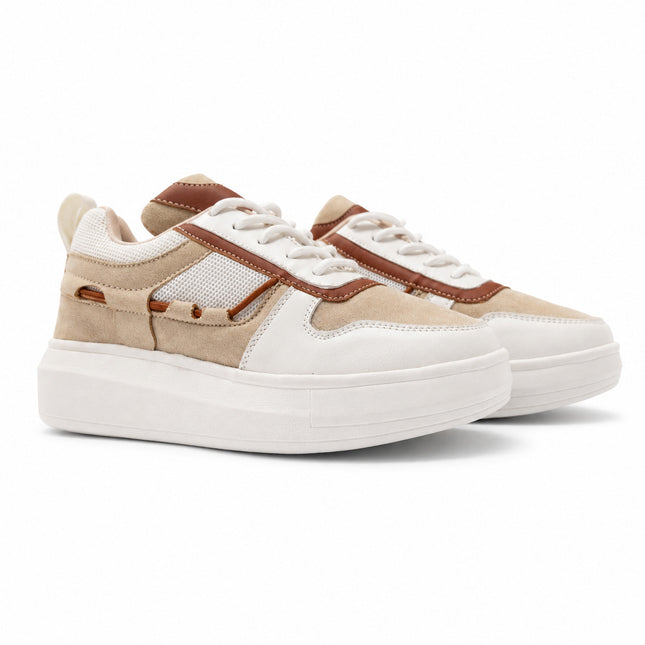 Zapatillas Urbanas Mujer Nova - Camel