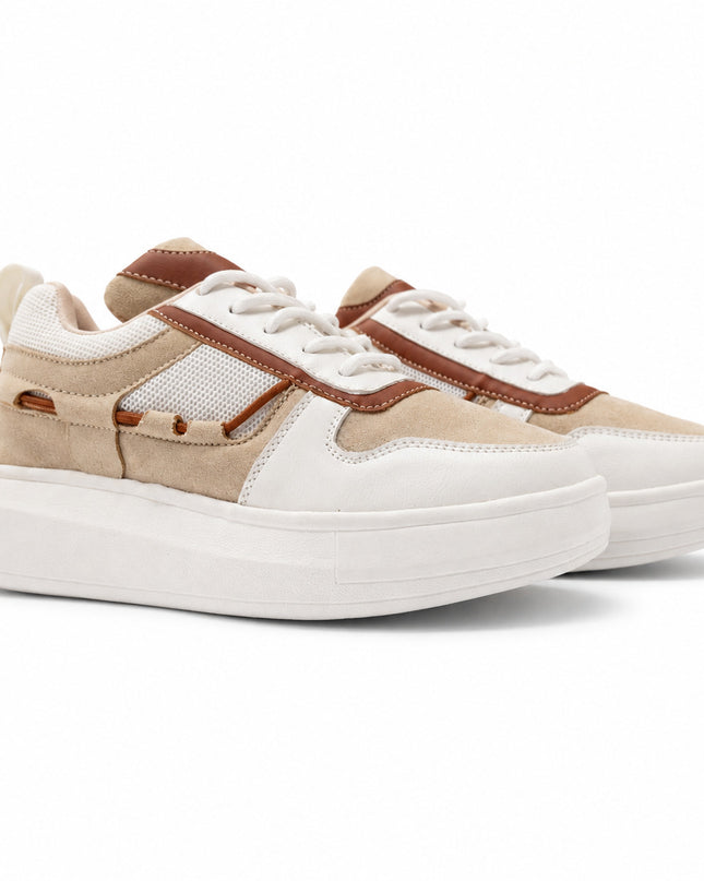 Zapatillas Urbanas Mujer Nova - Camel