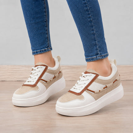 Zapatillas Urbanas Mujer Nova - Camel