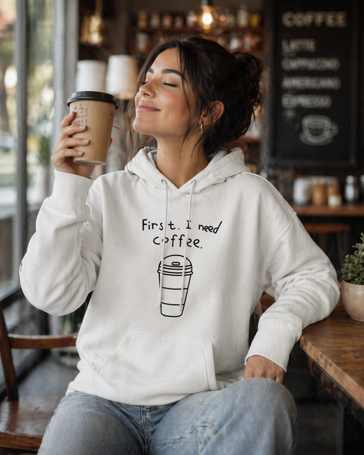 Polera Mujer - First i need cofee
