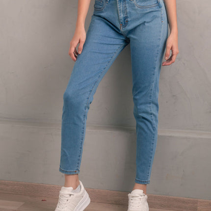 Pantalón Skinny 5.0 - Celeste Oscuro