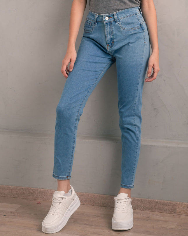 Pantalón Skinny 5.0 - Celeste Oscuro