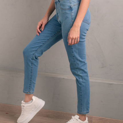 Pantalón Skinny 5.0 - Celeste Oscuro
