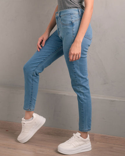 Pantalón Skinny 5.0 - Celeste Oscuro