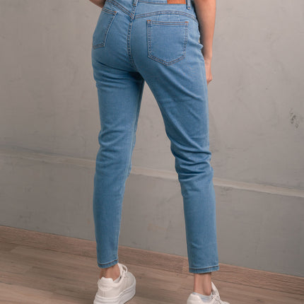 Pantalón Skinny 5.0 - Celeste Oscuro