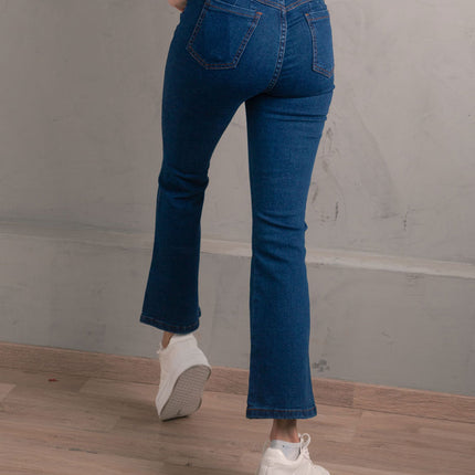 Pantalón Acampanado - Azul Cristal