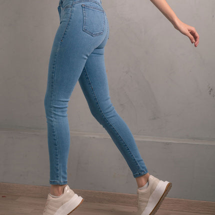 Pantalón Skinny 6.0 - Celeste