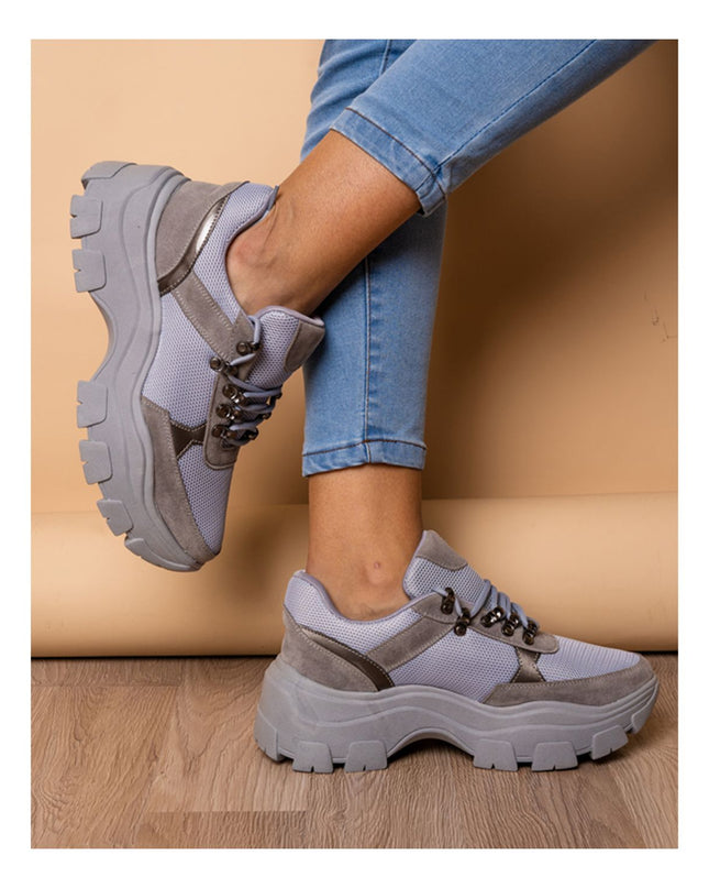 Zapatillas Urbanas Mujer Sidney - Plomo
