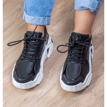Zapatillas Urbanas Mujer Perth - Negro y Blanco