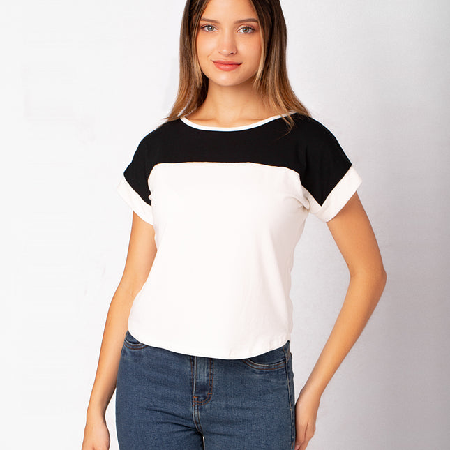 Polo Bicolor 2.0 - Negro