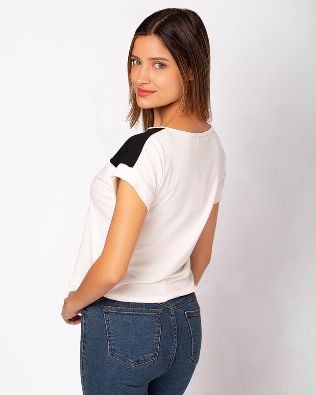 Polo Bicolor 2.0 - Negro