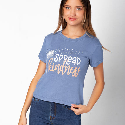 Polo Barú 10.0 - Spread Kindness - Azul Acero