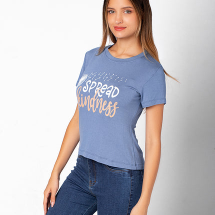 Polo Barú 10.0 - Spread Kindness - Azul Acero