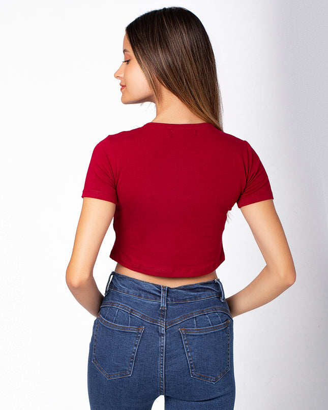 Top Mica - Guinda