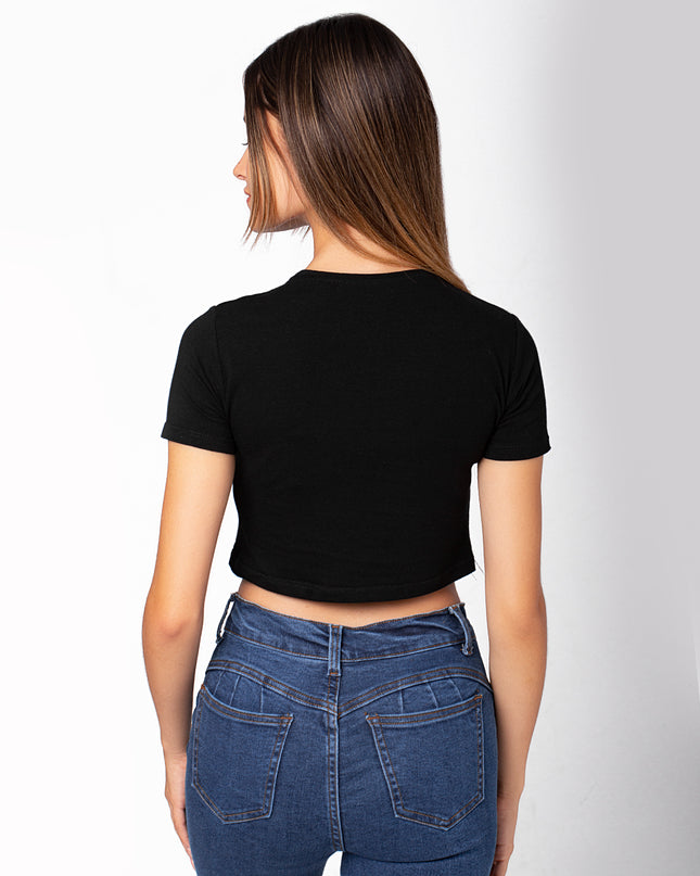 Top Mica - Negro