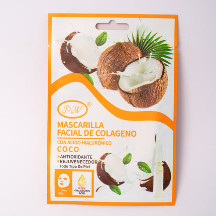 Mascarilla facial de colágeno - Coco