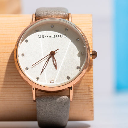 Reloj mujer Mr. About - Plomo