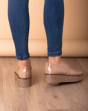 Mocasin Vratsa - Beige Charol