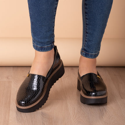 Mocasin Vratsa - Negro Charol