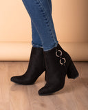 Botin Lismore - Negro Gamuza