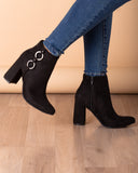 Botin Lismore - Negro Gamuza