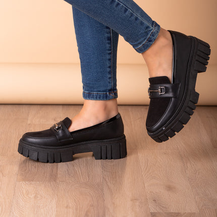 Mocasin Caen - Negro Gamuza