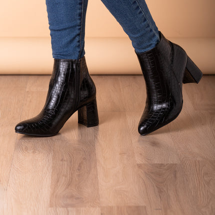Botas Mujer Texas 2 - Negro Serpiente