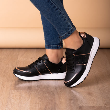 Zapatilla Edessa - Negro