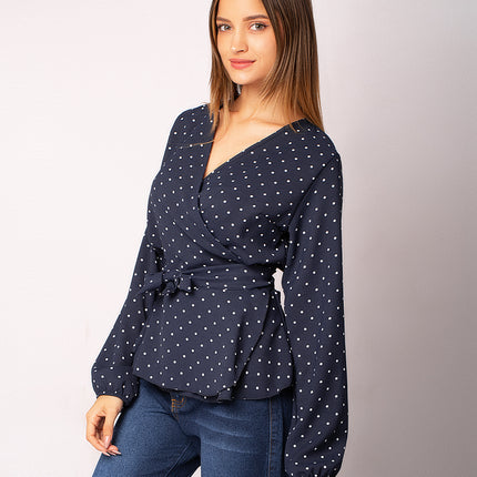 Blusa Vayre - Azul Noche