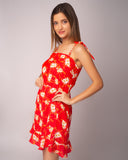 Vestido Florita - Rojo