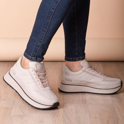 Zapatilla Le Mans - Beige