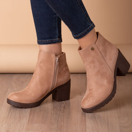 Botin Mujer Metz - Topo