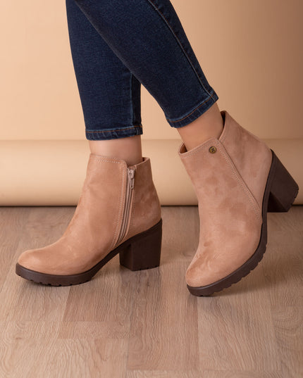 Botin Mujer Metz - Topo