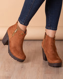 Botas Belgrado - Camel Gamuza