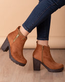 Botas Belgrado - Camel Gamuza