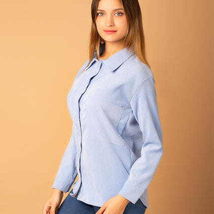 Camisa Rafaella - Celeste