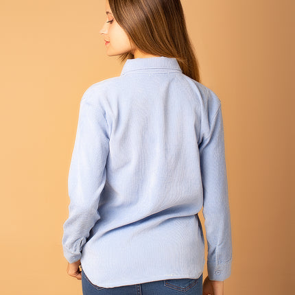 Camisa Rafaella - Celeste