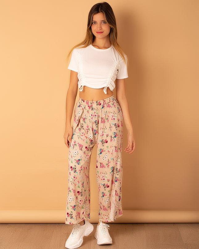 Pantalón Rosa 13.0 - Crema