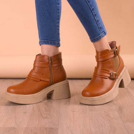 Botas Mujer Naha - Camel