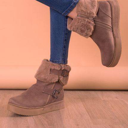 Botas Mujer Tottori - Topo