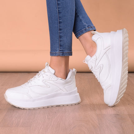Zapatilla Flower - Blanco