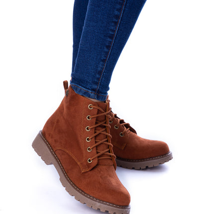 Botas Mujer Roque - Camel Gamuza