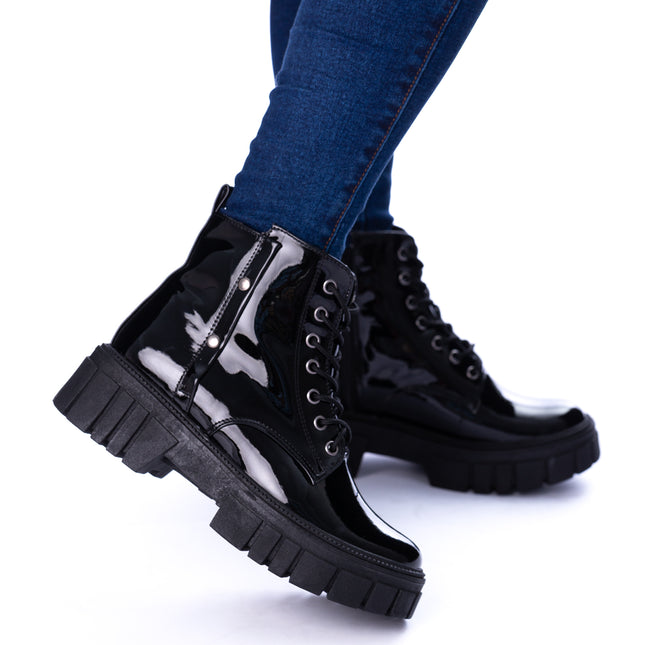 Botas Mujer Pirayu - Negro Charol