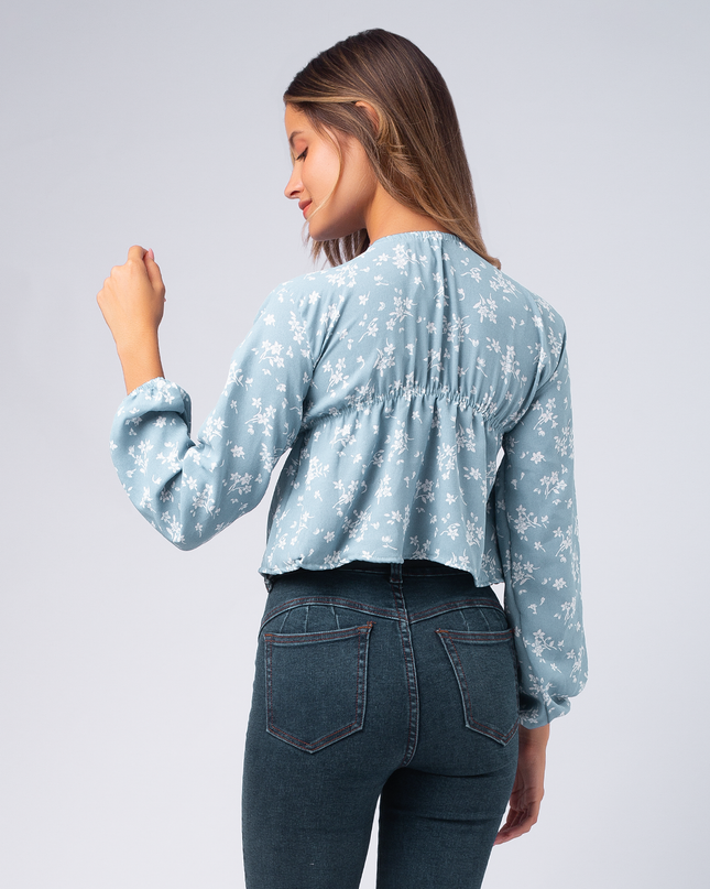 Blusa Siena - Acero