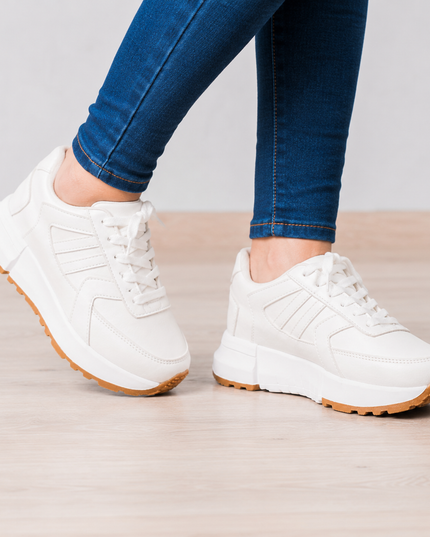 Zapatillas Urbanas Mujer Bosni - Blanco