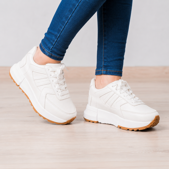 Zapatillas Urbanas Mujer Bosni - Blanco