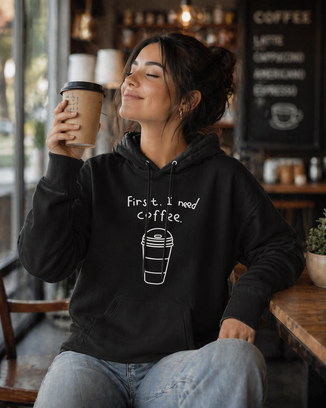 Polera Mujer - First i need cofee