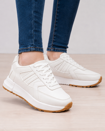 Zapatillas Urbanas Mujer Bosni - Blanco