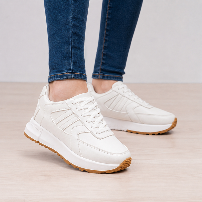 Zapatillas Urbanas Mujer Bosni - Blanco